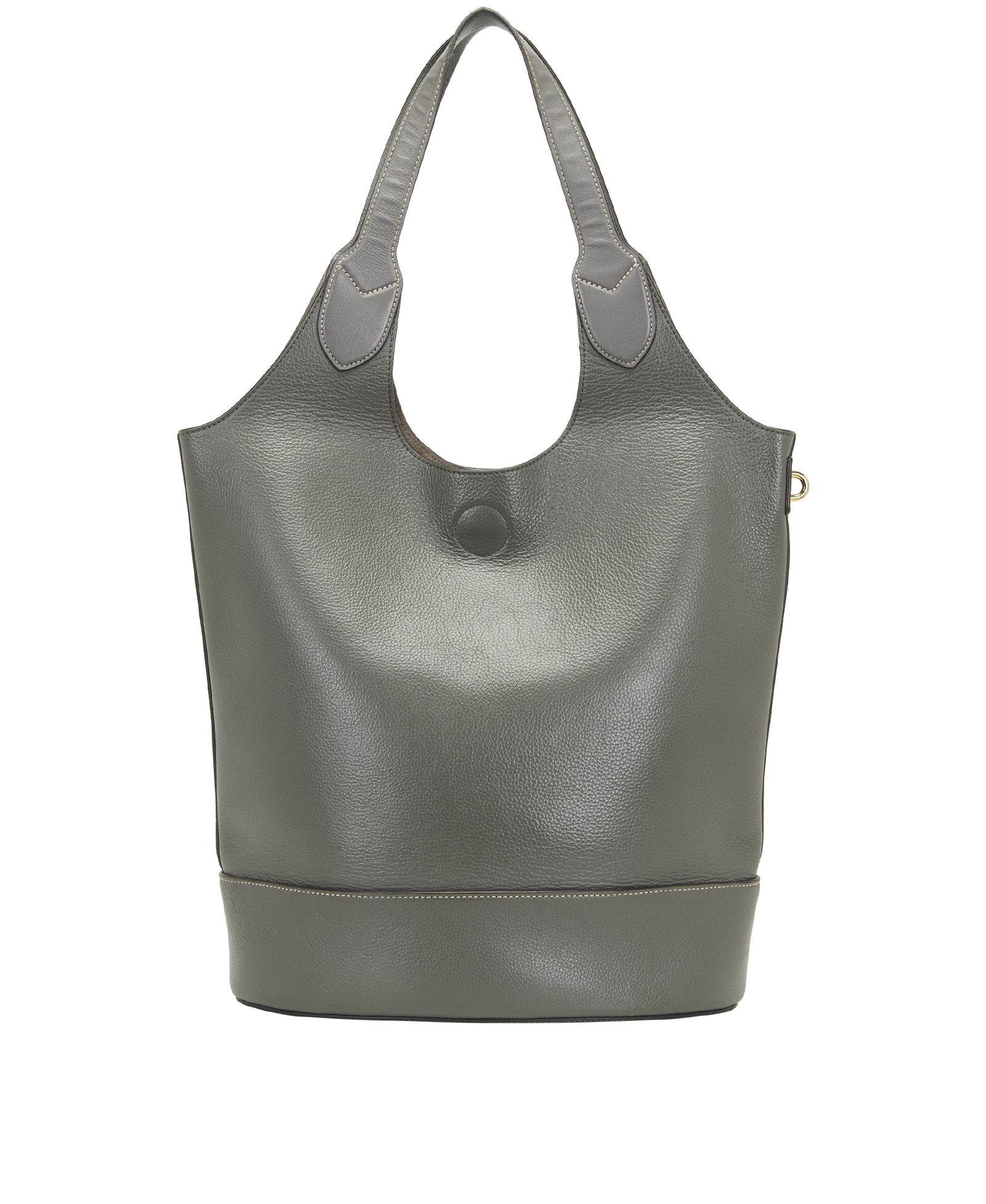 Lily Tote, &pound;250, Handbags, Grey, Leather, Back view